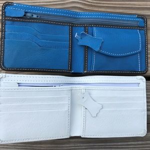 Lot of 2 Wallets Mens Wallet Bifold Card Holder